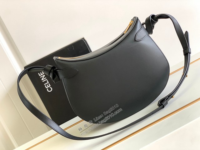 Celine專櫃2022早秋新款手袋 賽琳經典單品法式結緞面小牛皮挎包 sldj2343